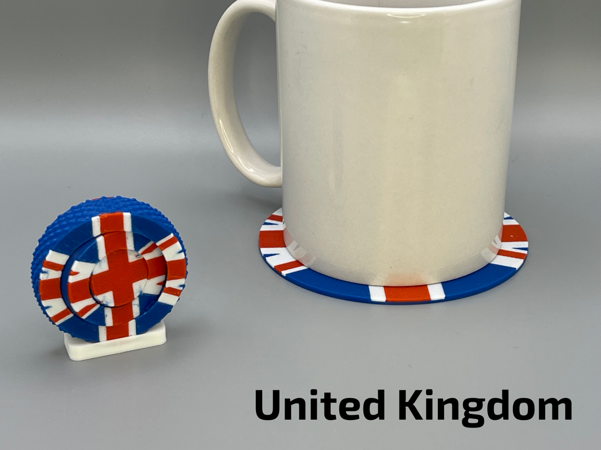 United Kingdom Flag - Textured Gyro Fidget Spinner
