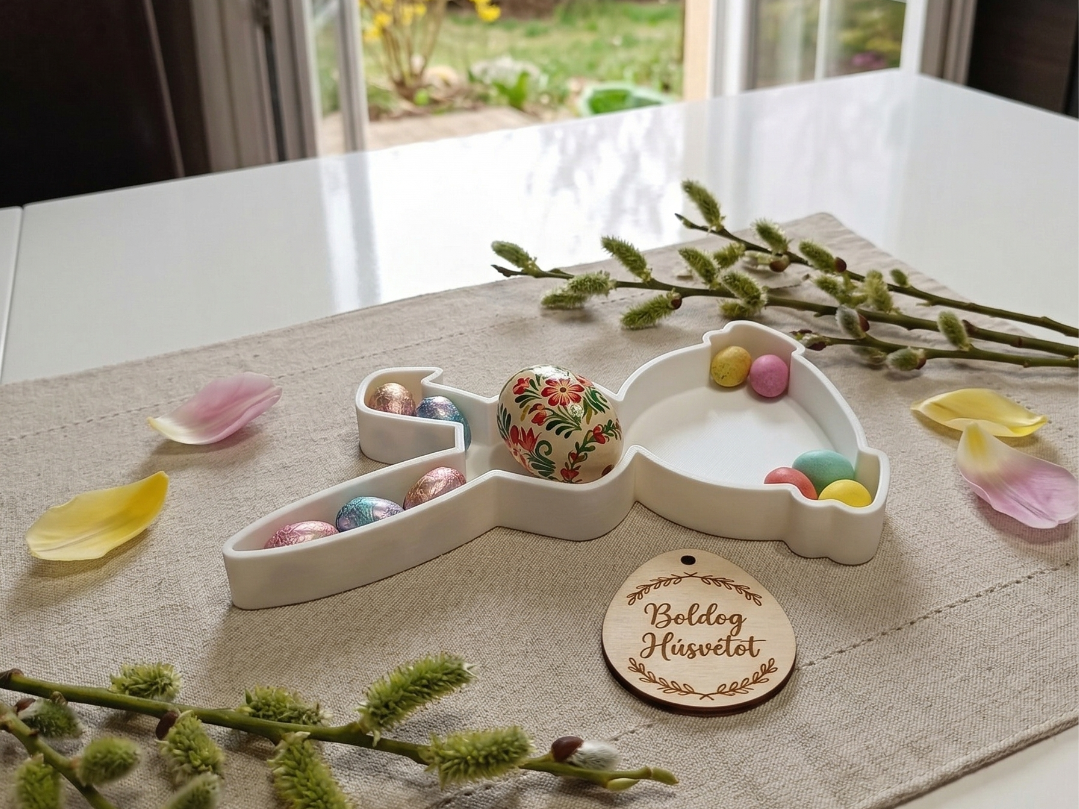 Minimalist Easter Bunny Dish / Bowl