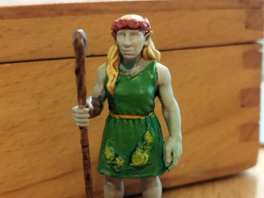 DnD Firbolg Female Druid 28mm
