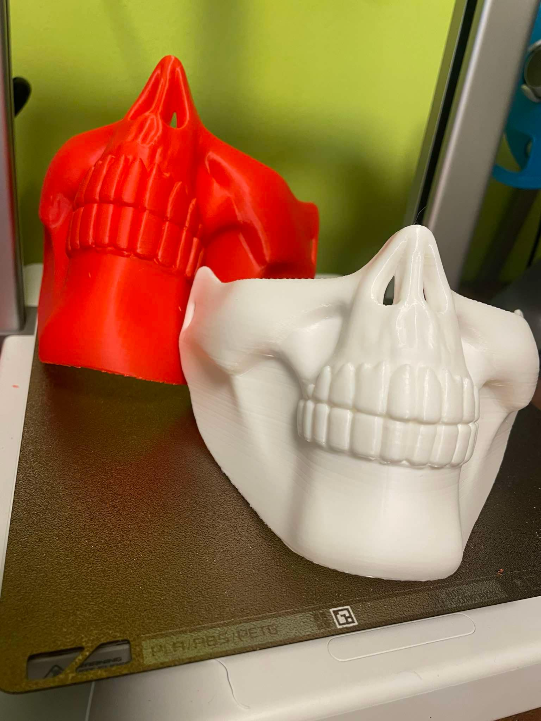 half face skull mask