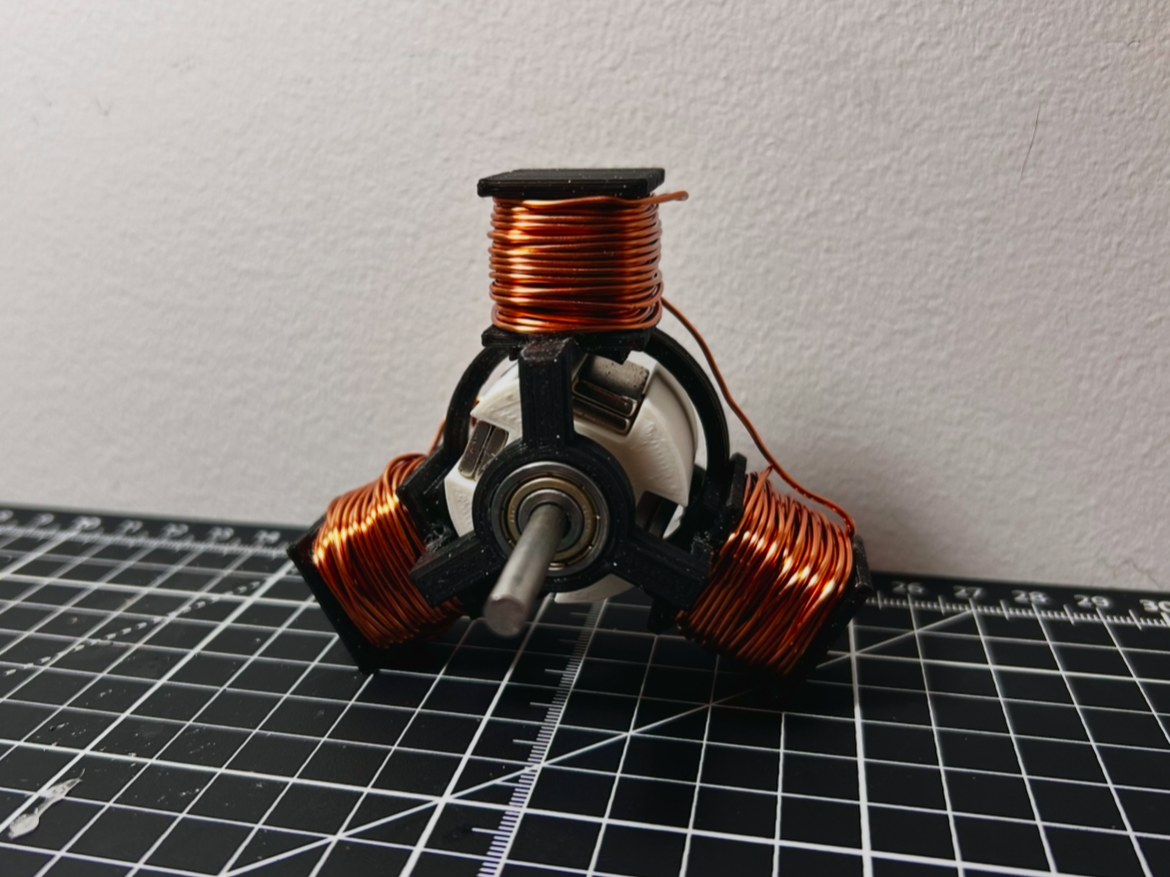 Small 3 Coil BLDC Motor 3 Phase