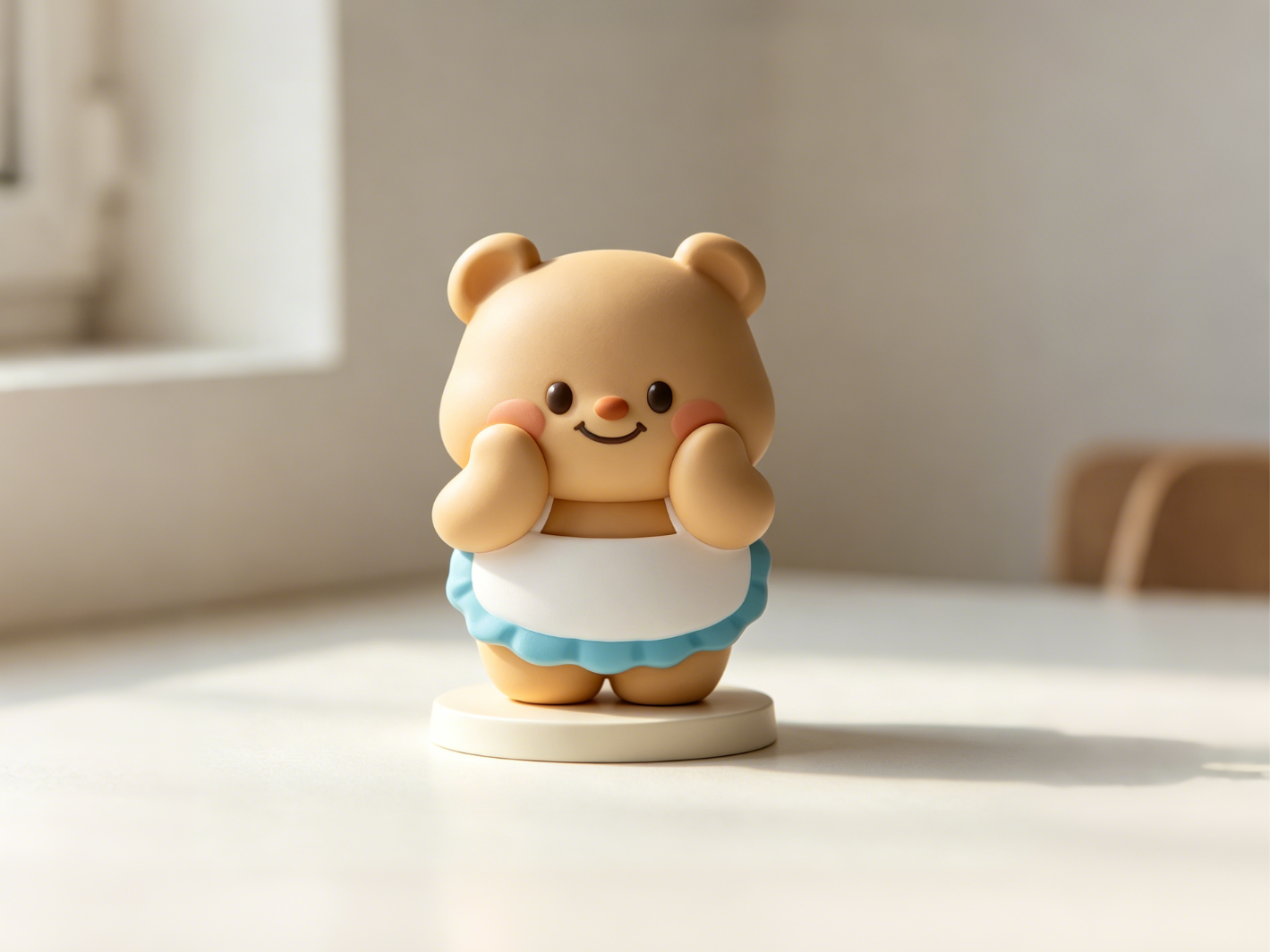害羞的黄油小熊-chiikawa吉伊卡哇潮玩盲盒福袋-儿童涂色玩具