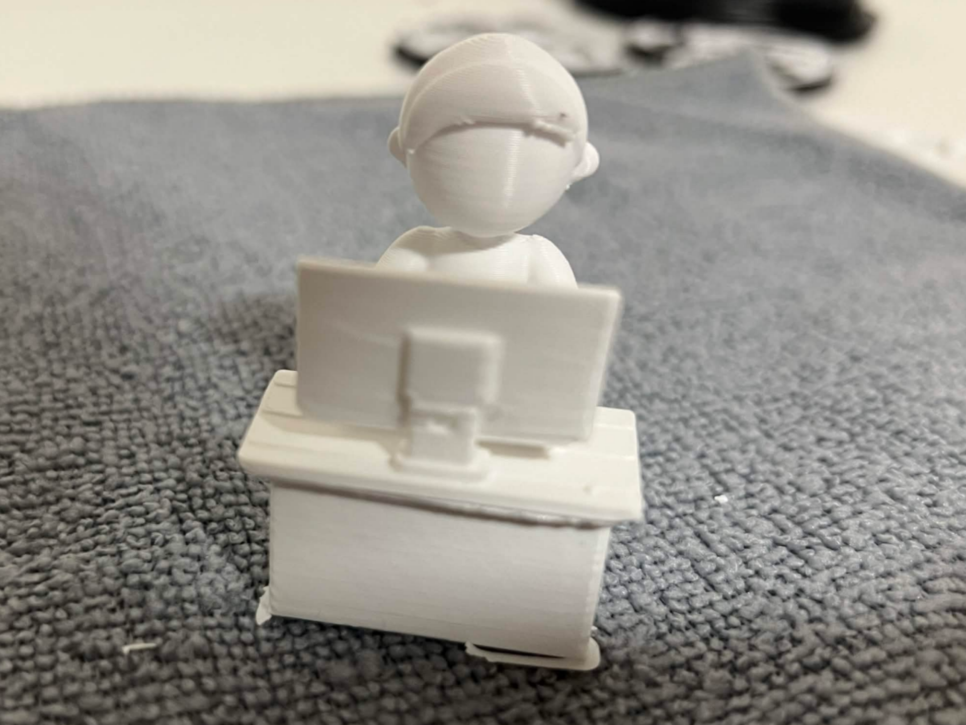 The Working Desk Man