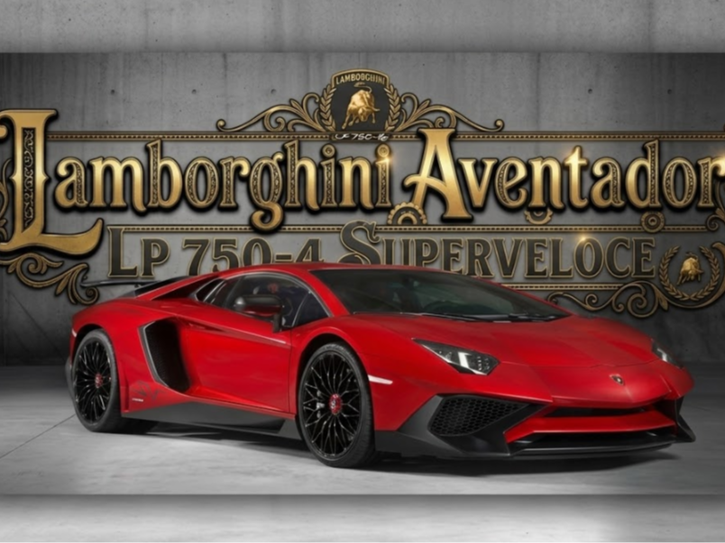 Lamborghini Aventador LP 750-4 Superveloce