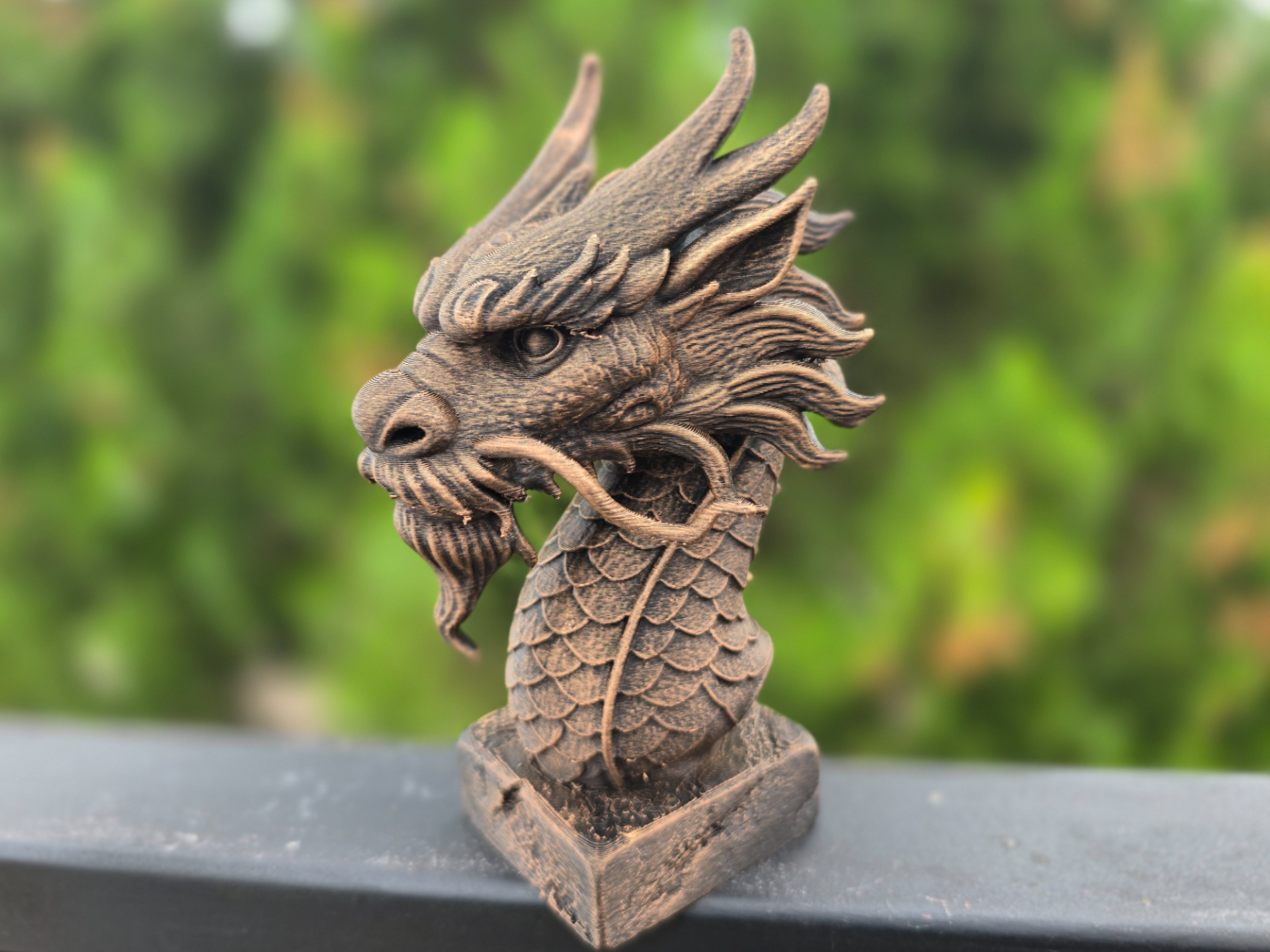 CHINESE DRAGON BUST