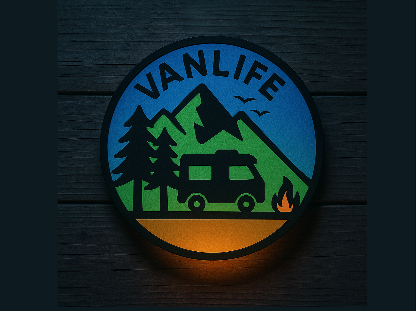 Vanlife Camper Wall Art