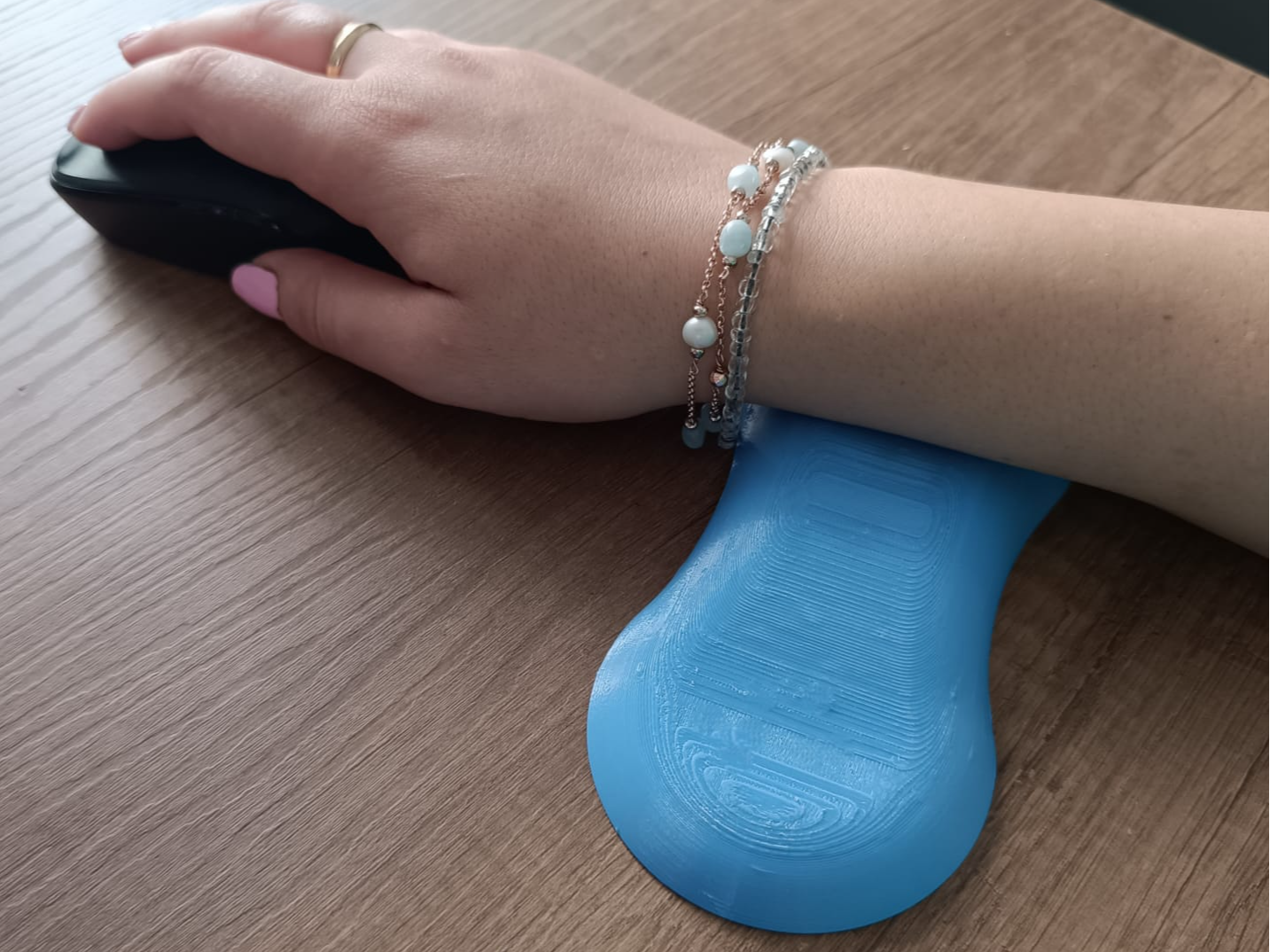Poggia Polso Ergonomico in TPU - Doppia Altezza