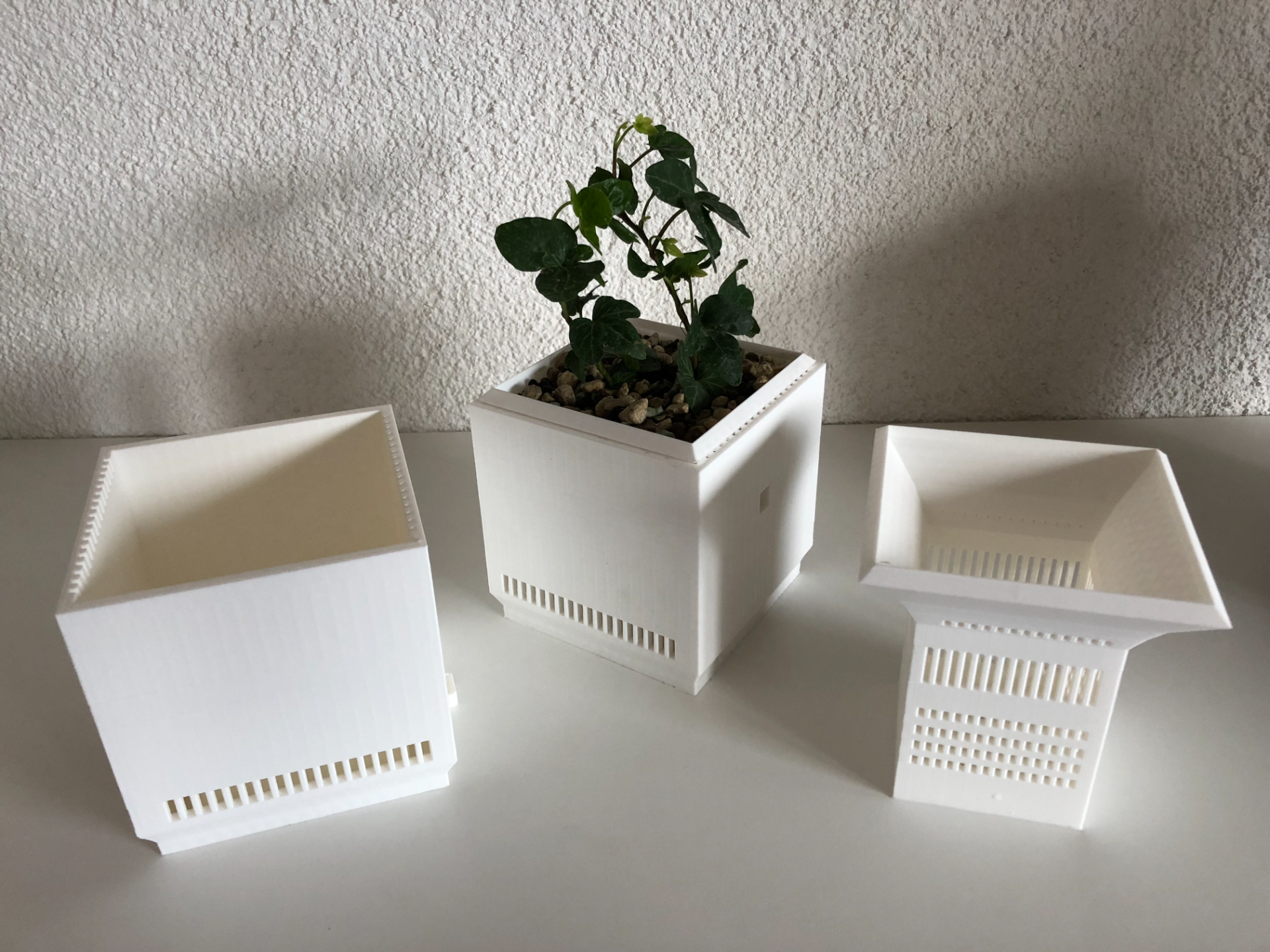 air cleaning flower pot