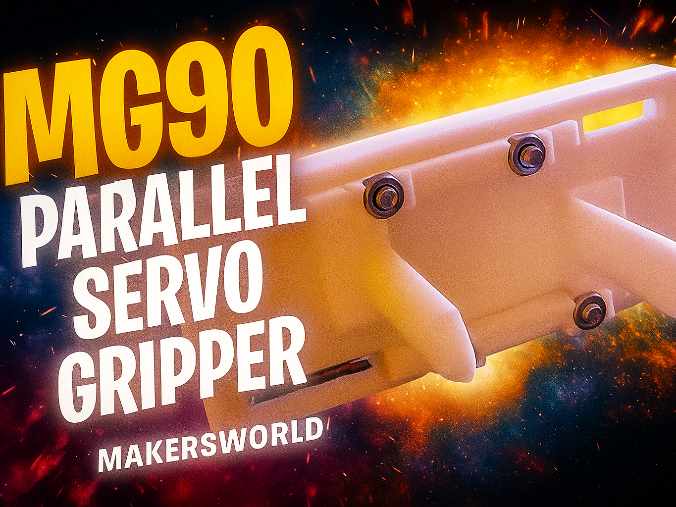 MG90 Servo Parallel Gripper