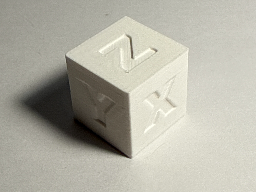 XYZ Test cube