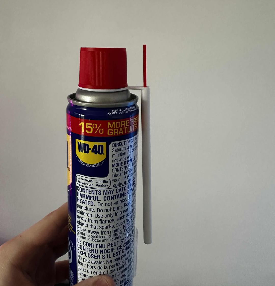 WD-40 Straw Holder