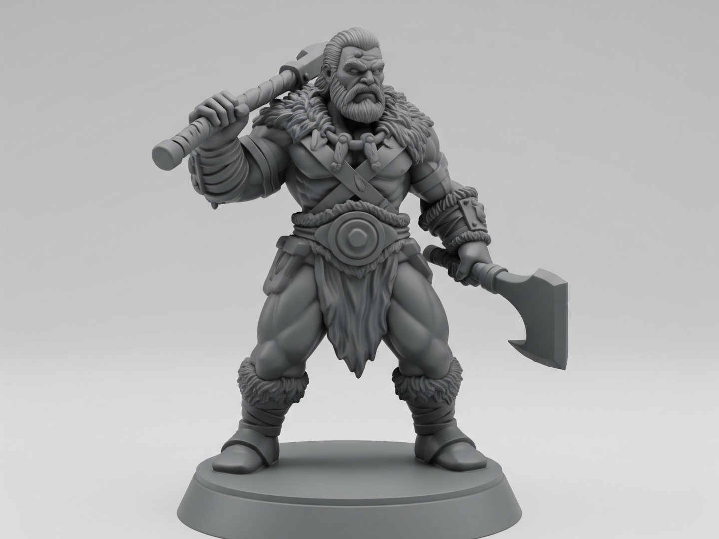 Barbarian Figure DND