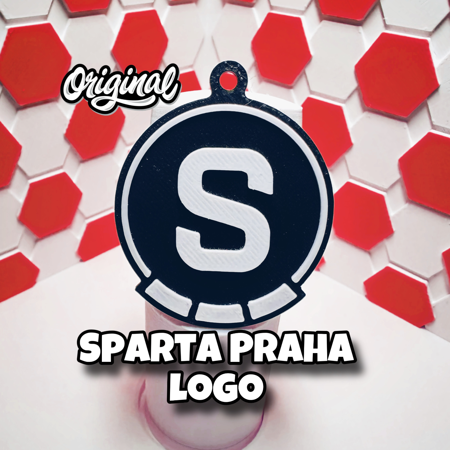 Sparta Praha Logo Keychain