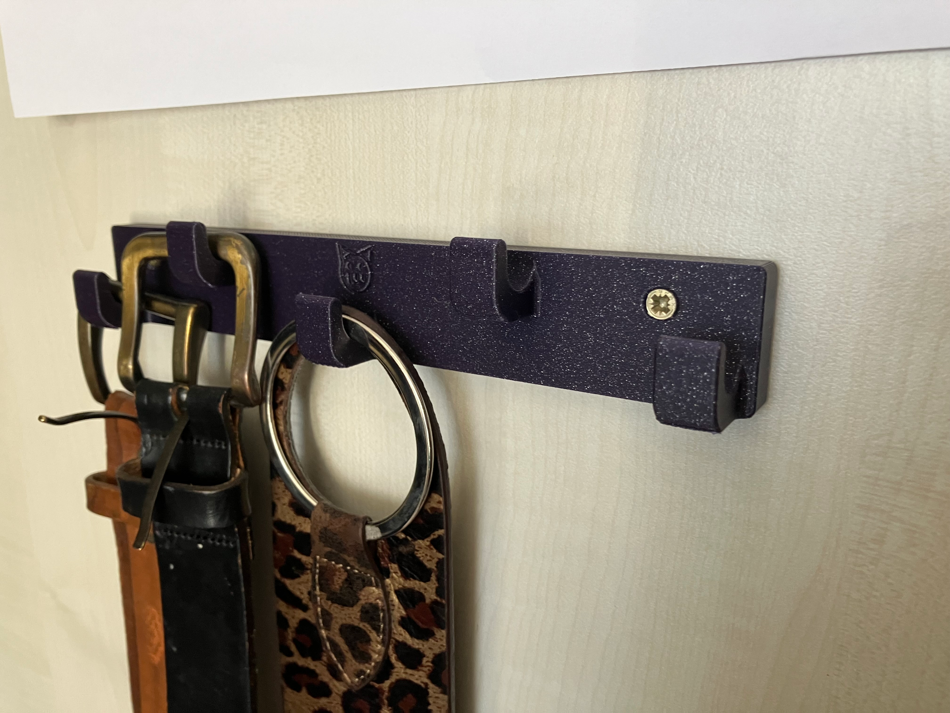 HAKEN HOOK for Belt für Gurte WALL WAND SCHRANK