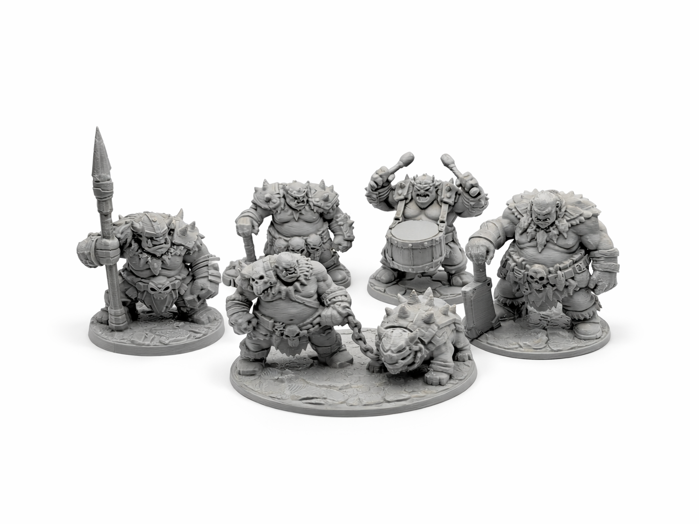 Ogre Warband Miniatures – Bonecrusher Tribe