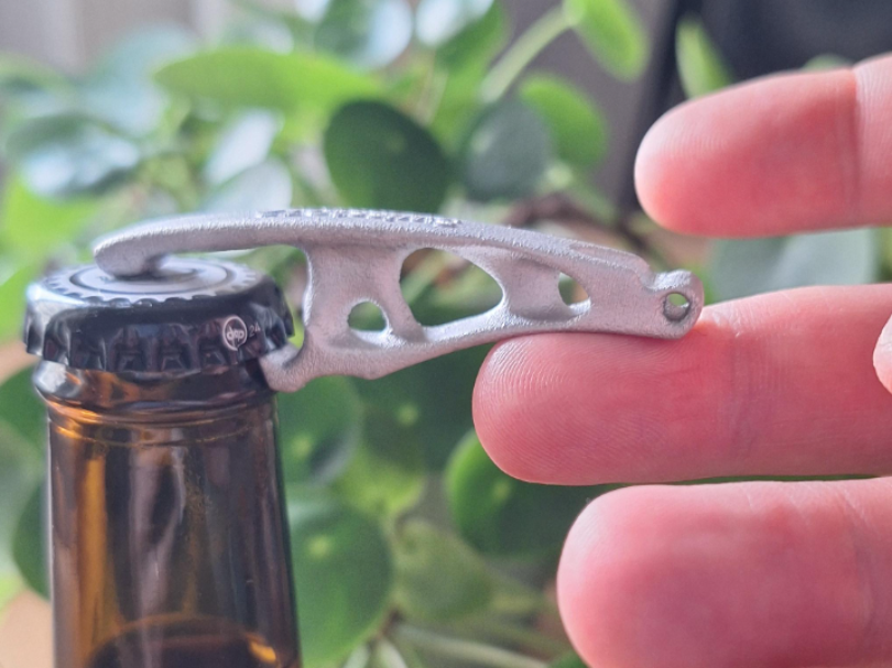 Beer bottle opener - topology optimised