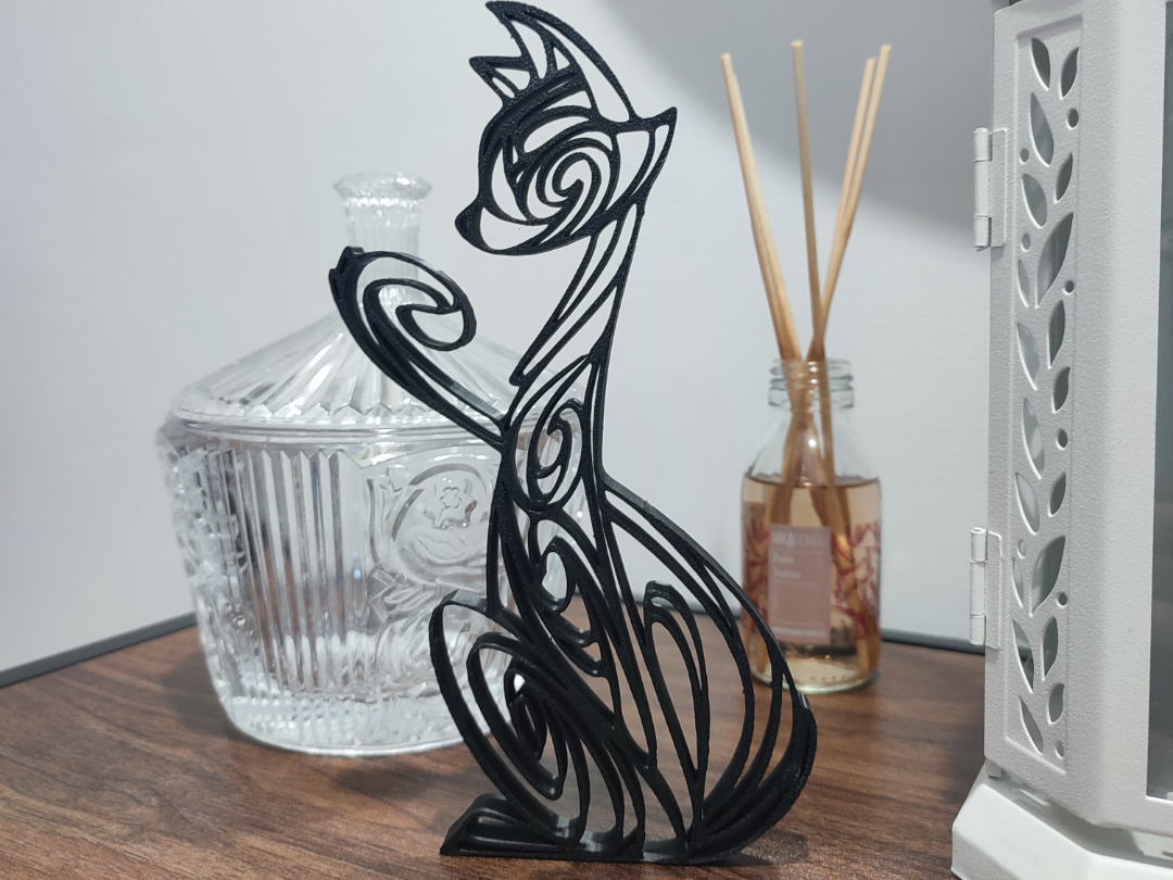 Escultura decoración Espíritu Felino