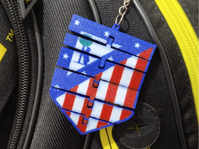 Keychain Atletico de Madrid