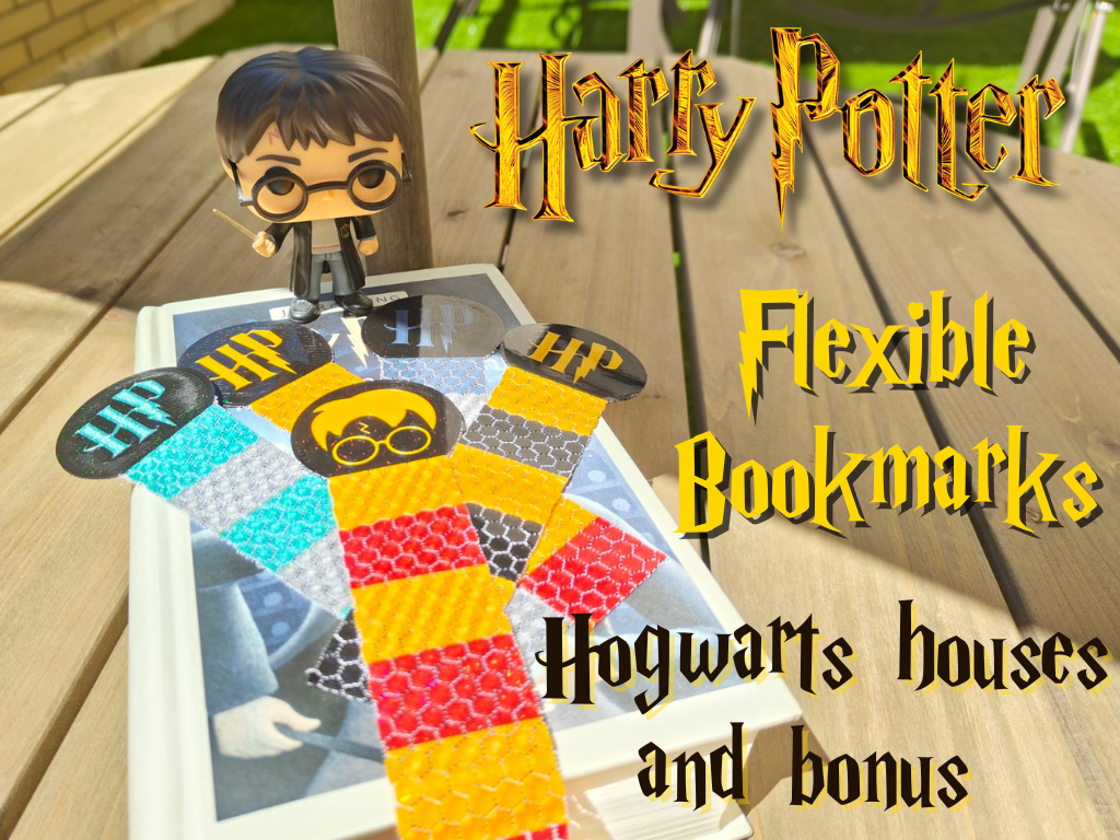Harry Potter Bookmarks – 3D Printed on Tulle