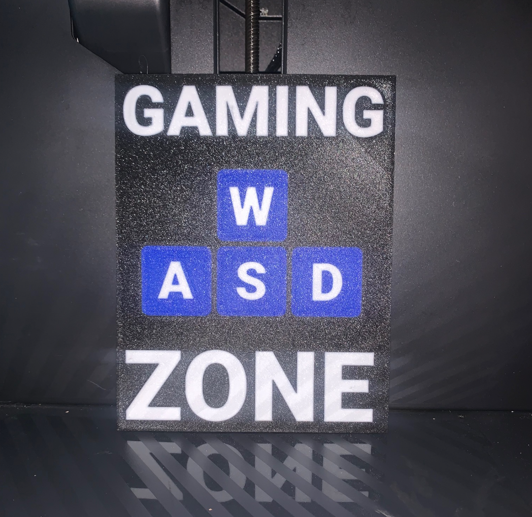 Gaming Zone Sign