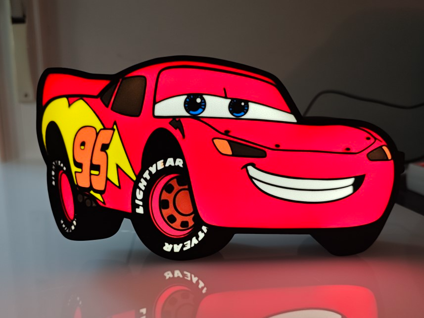 Light box Rayo McQueen