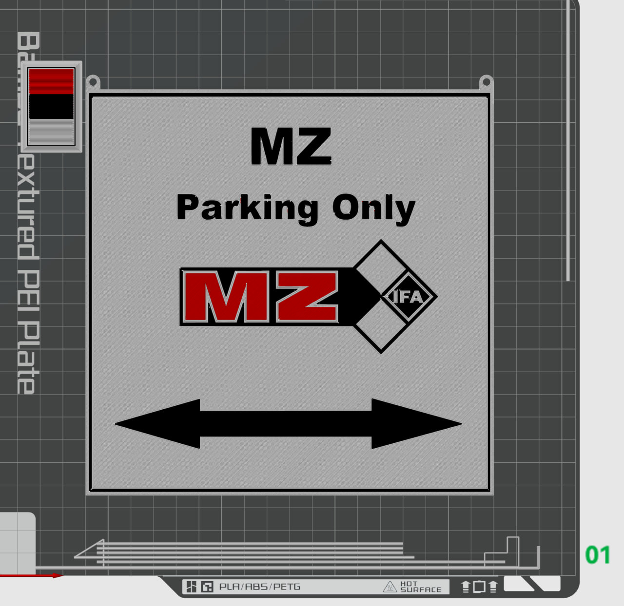 MZ Parking Only
