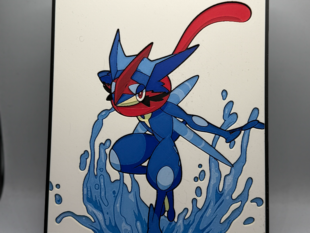 Pokemon Hueforge - Greninja Splash