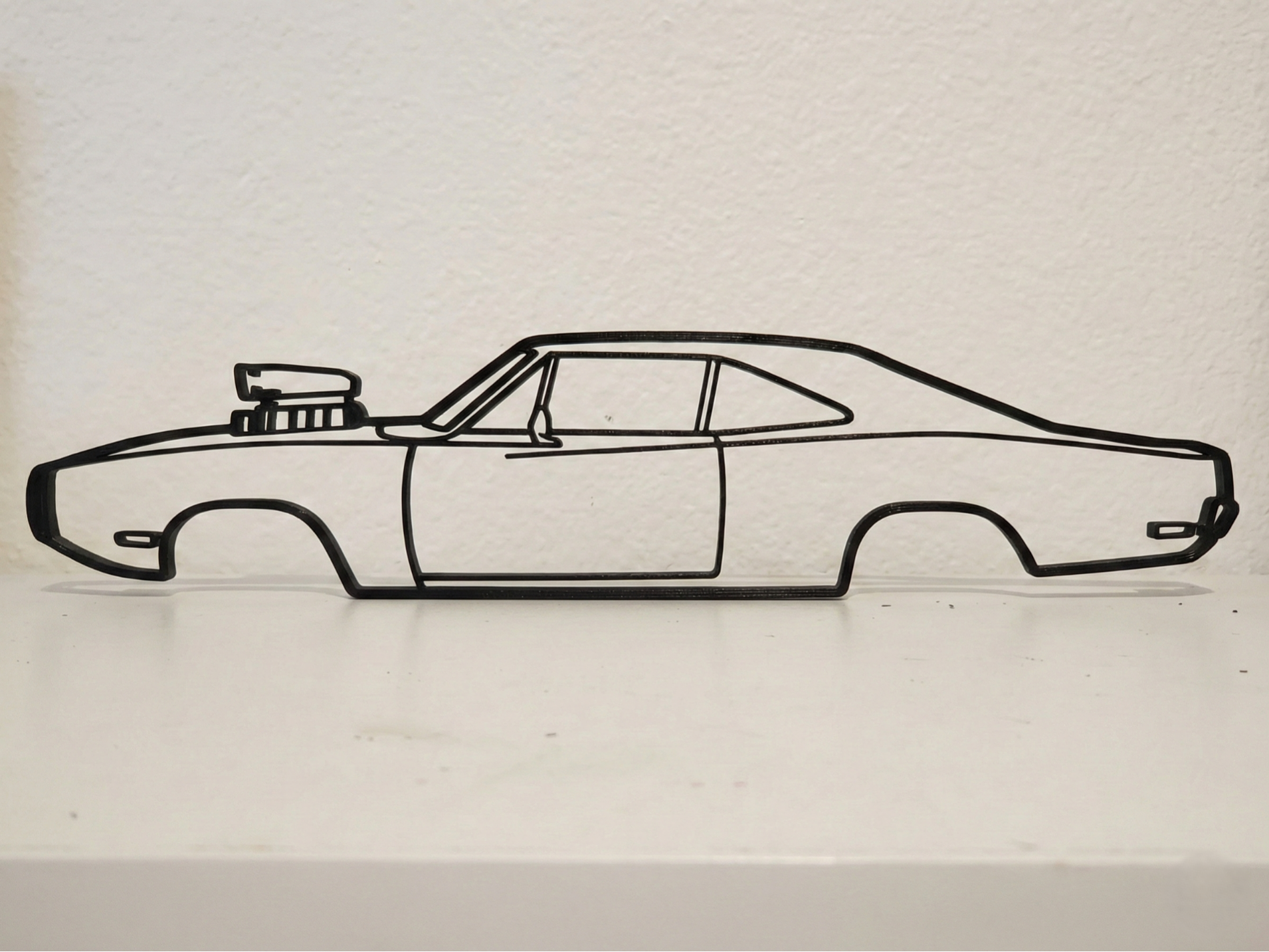 Dom's 1969 Dodge Charger Fast and Furious Wall Art