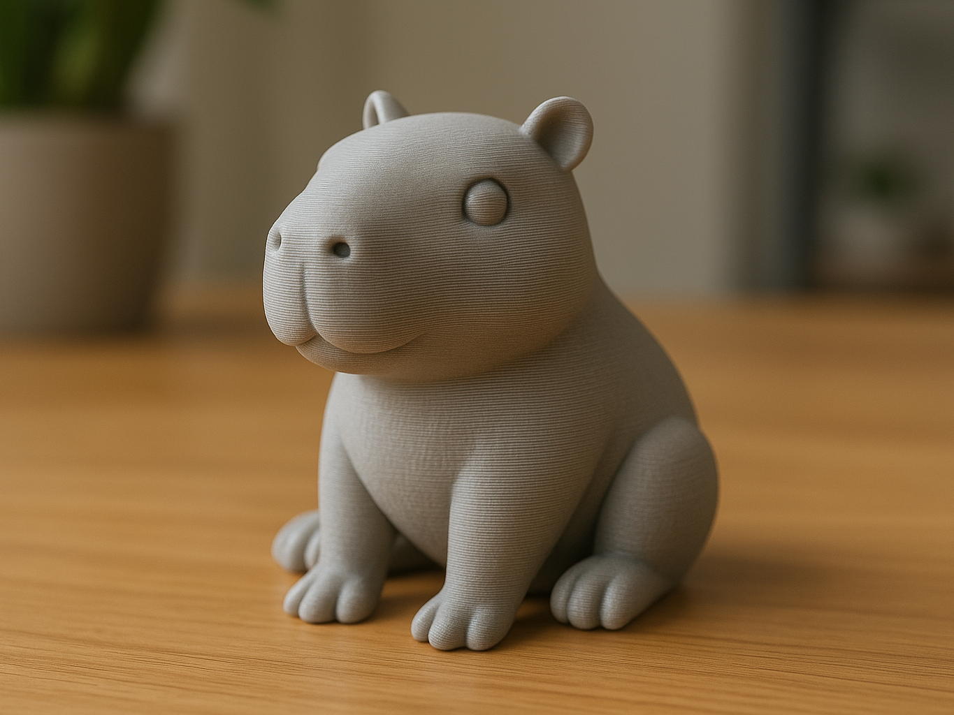 Chill Capybara – Cute, Print-in-Place Figurine