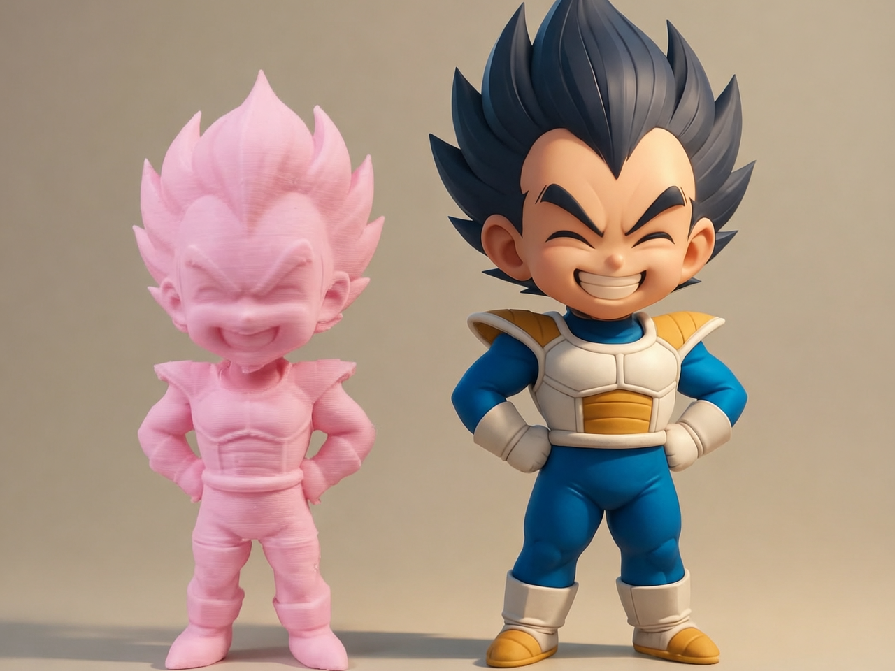 VEGETA DAIMA RIENDOSE