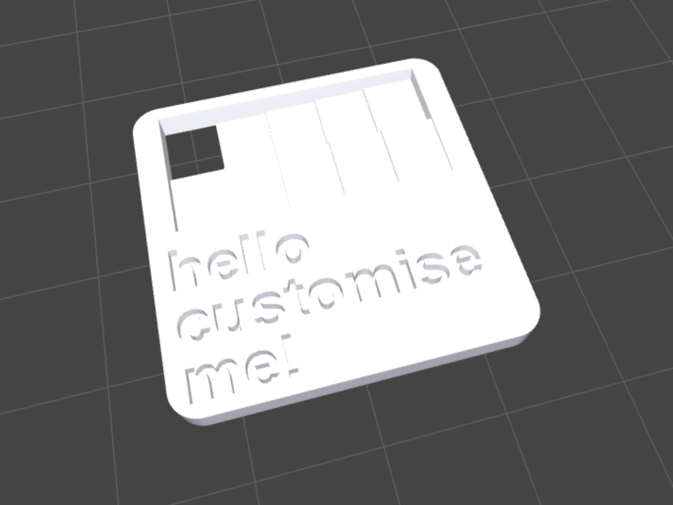 Custom Filament Swatch Maker(Transparency + Label)