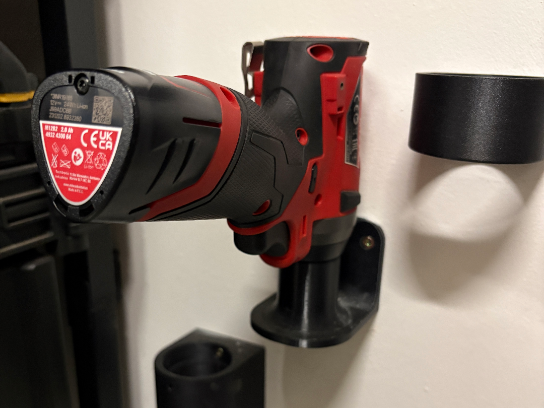 Schlagschrauber halter Milwaukee M12  Dewalt 1/4"