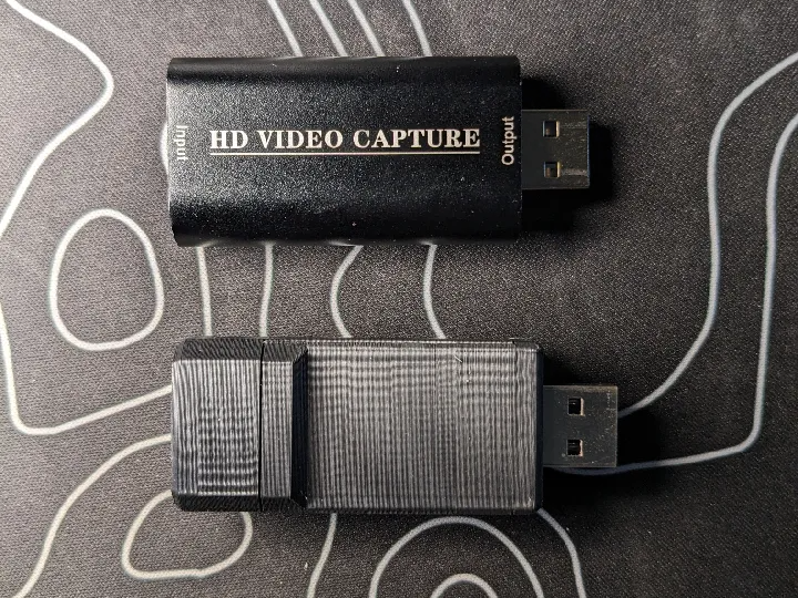 USB Capture Card Housing (w/ Cold Shoe)