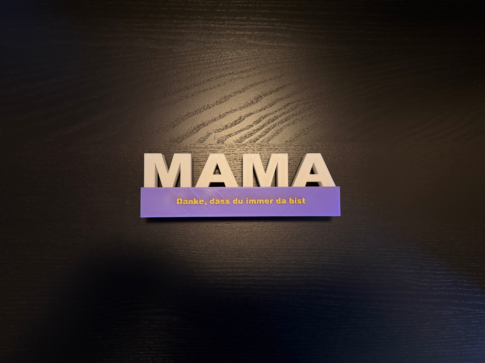 Muttertag Tischaufsteller Mama mit Sockel