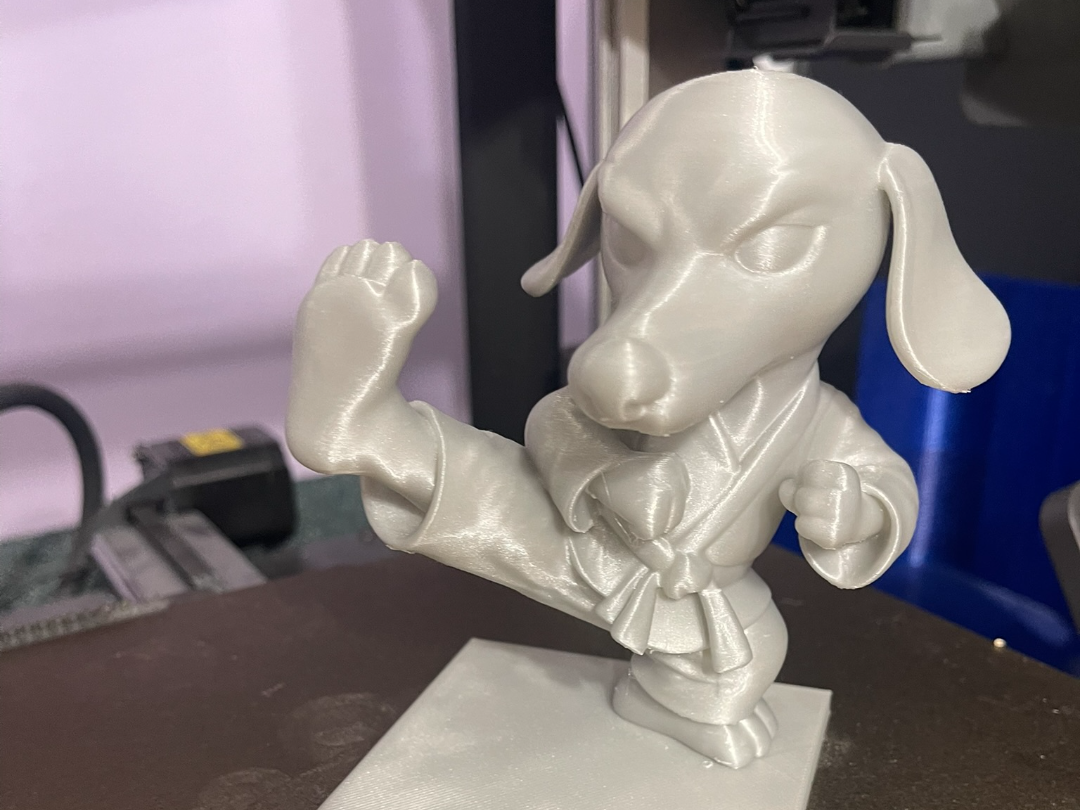 Dachshund Caricature - Karate Kick