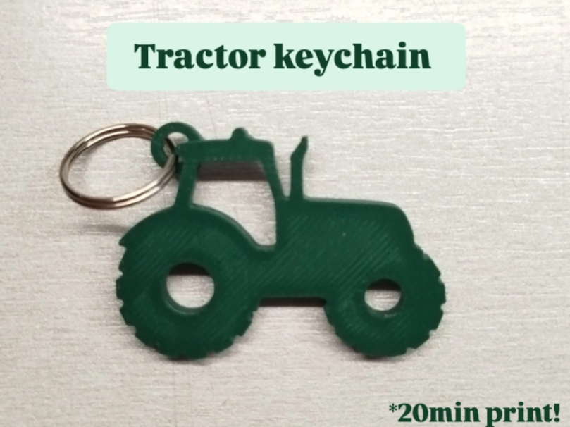 tractor keychain