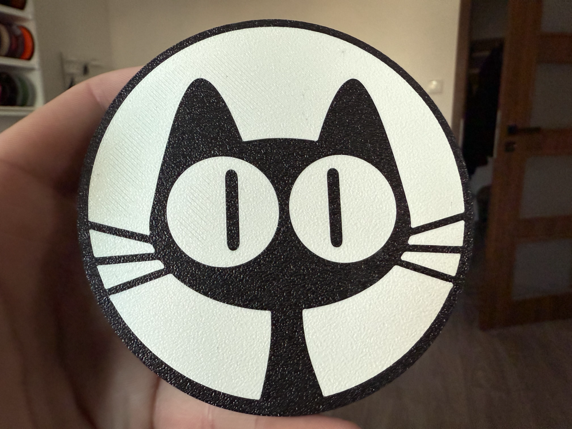 Cat eyes coaster