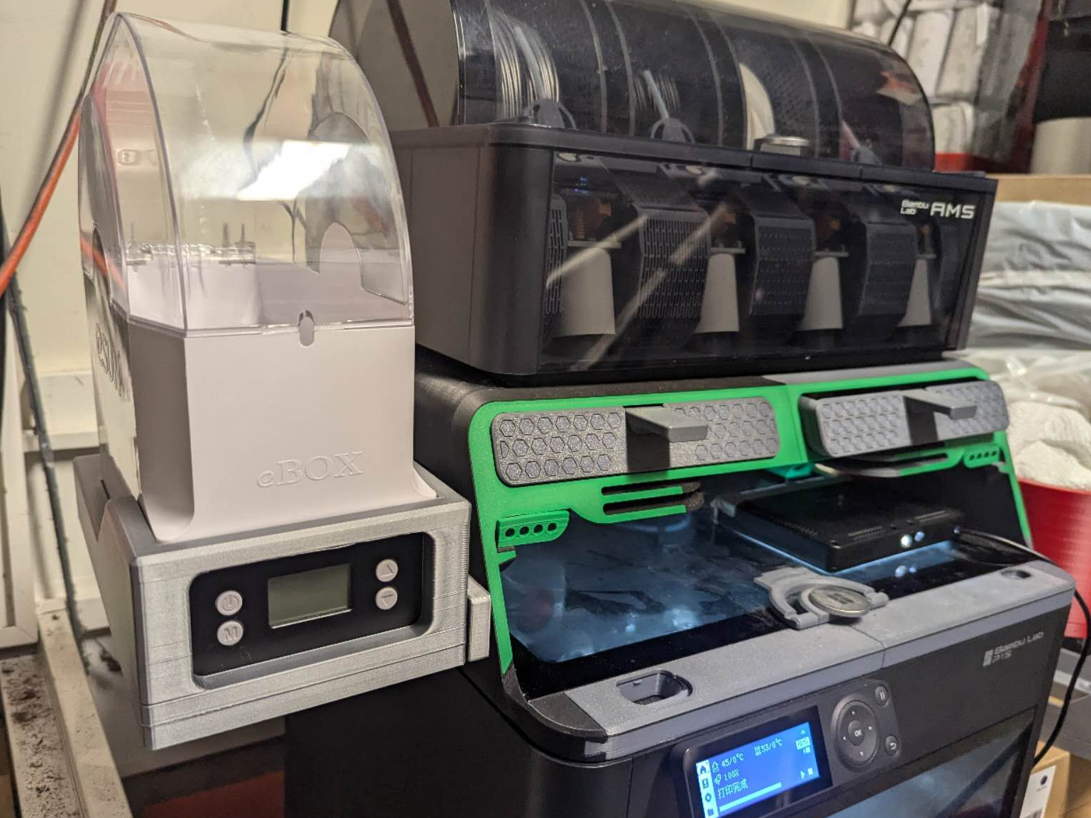 esun ebox holder AMS riser v2
