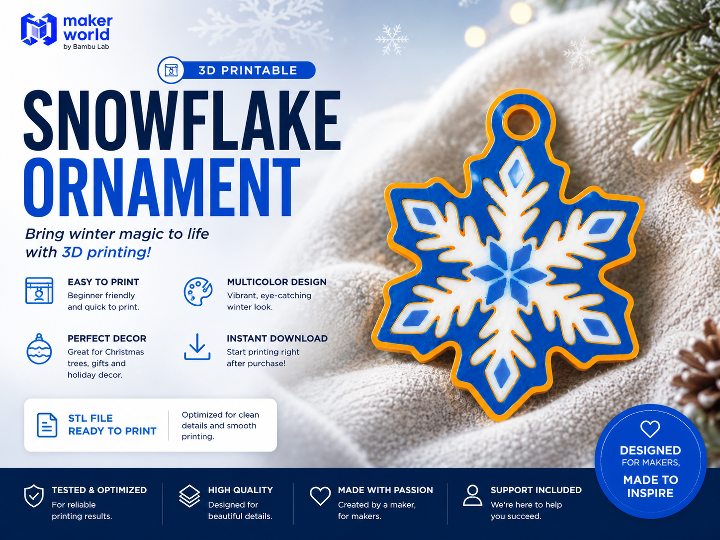 Snowflake Ornament