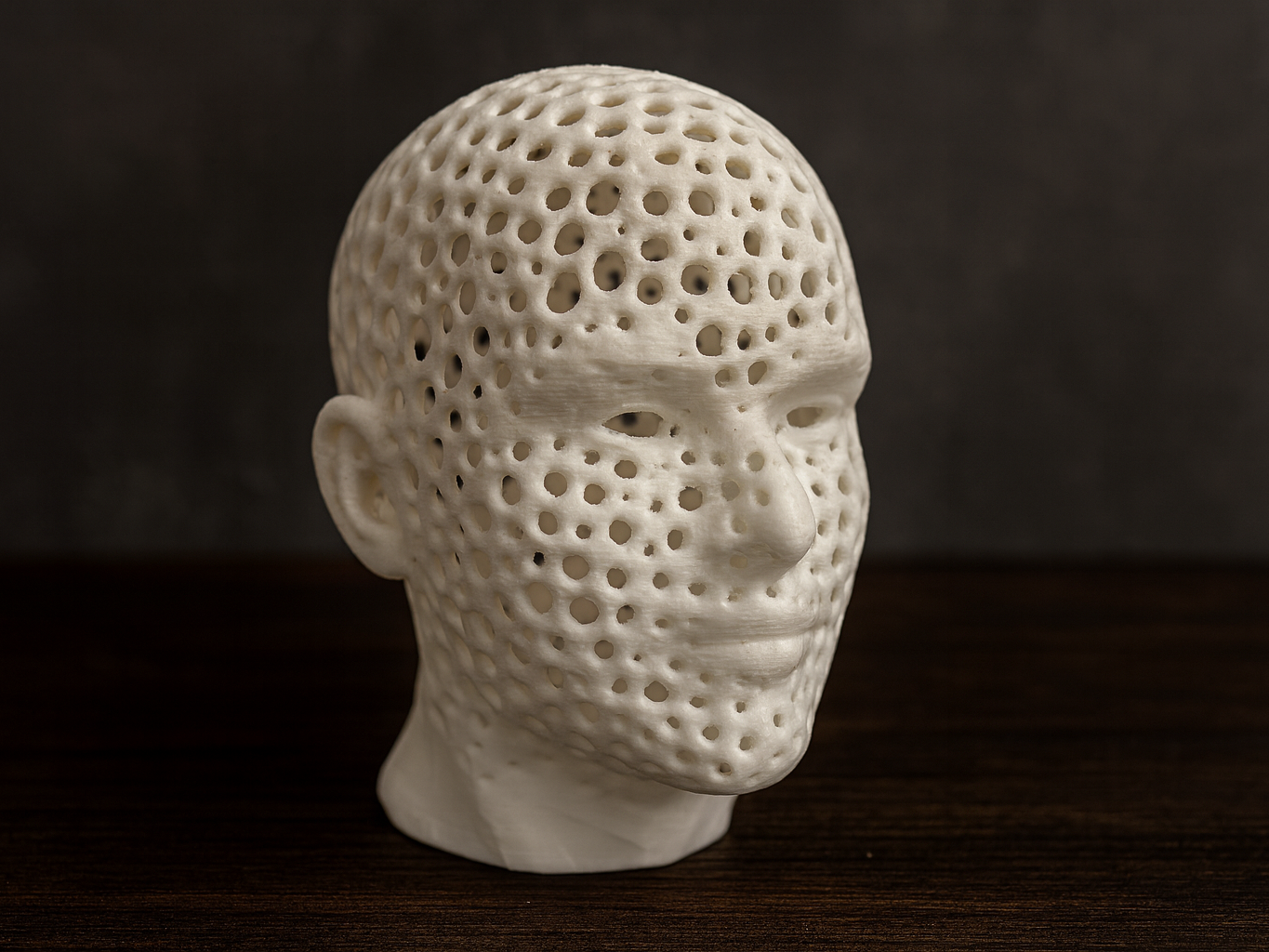 Human head voronoi