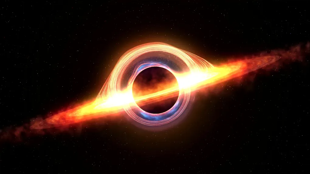 HueForge Supermassive Black Hole