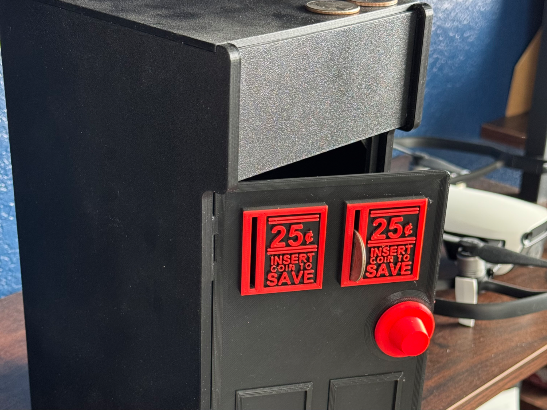 Retro Arcade Style Piggy Bank