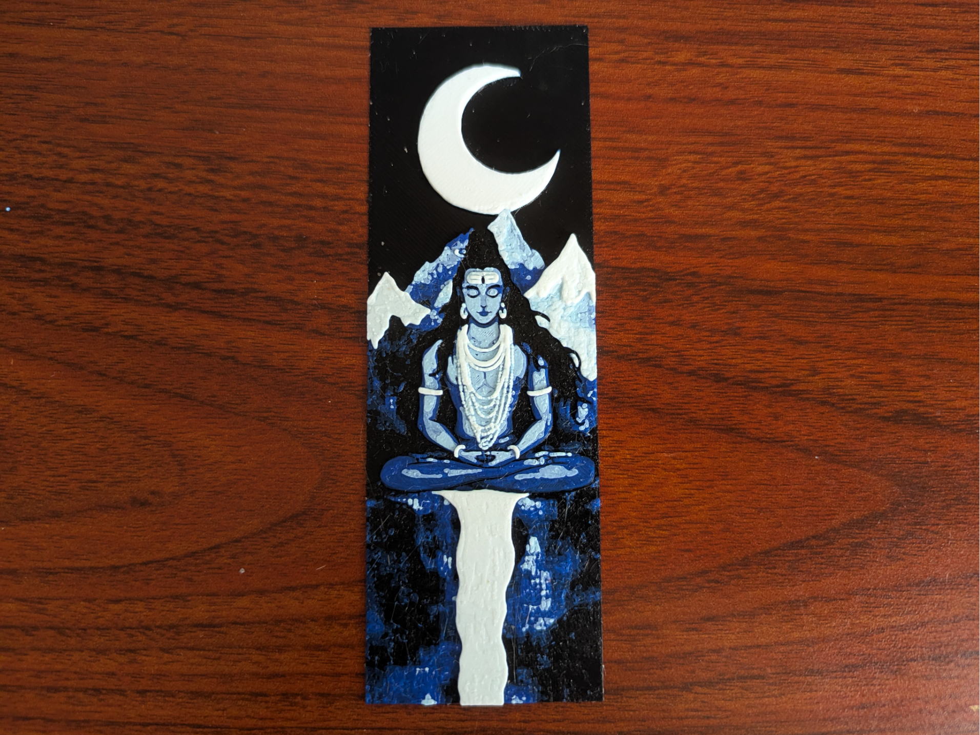 Shiva Meditating Bookmark