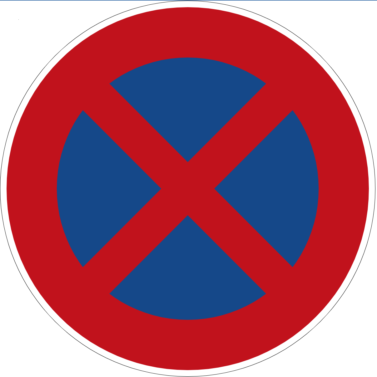 No Stopping Sign - Absolutes Halteverbot