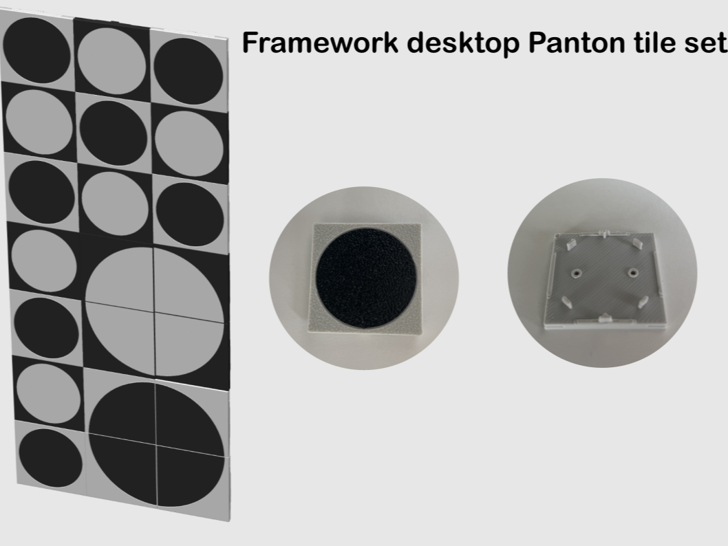 Panton tile set for the framework desktop.