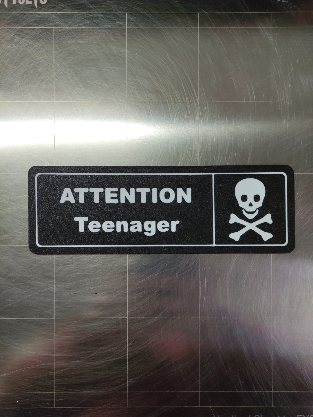ATTENTION Teenager