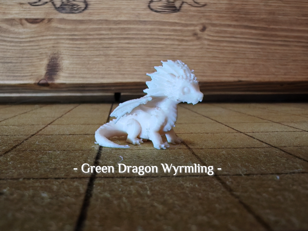 DnD Green Dragon Wyrmling - Monster Manual -Day 78