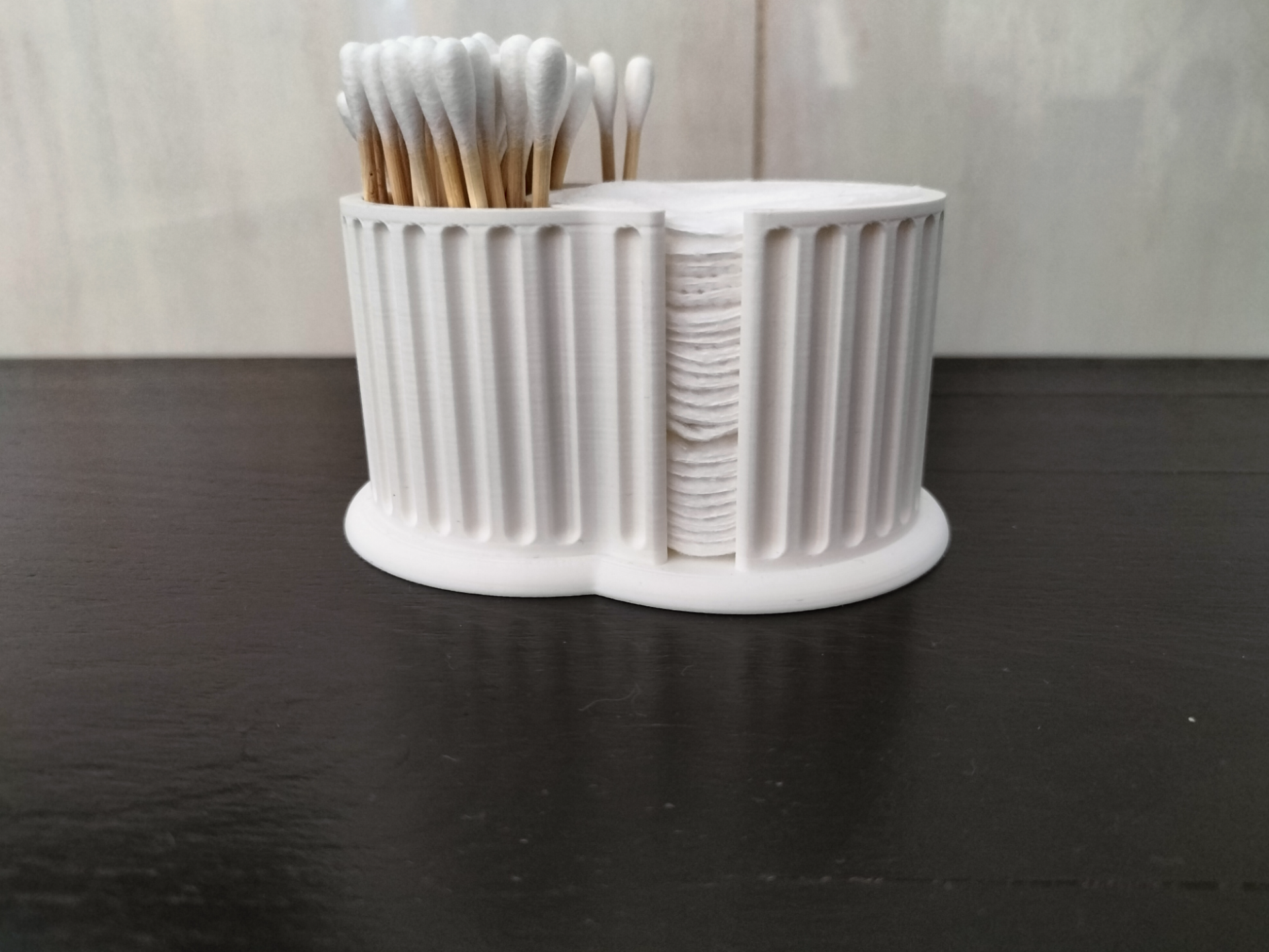 Cotton Pad and QTip Holder roman pillar
