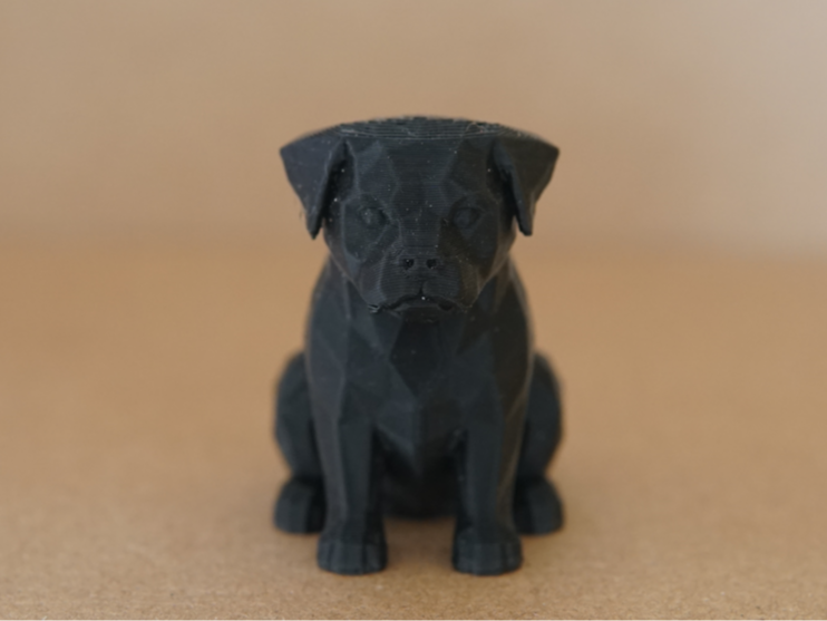 Rottweiler decorative statue.