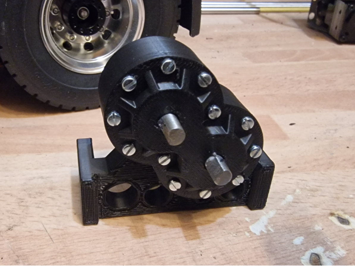 Verteilergetriebe 1:1 für 1:14 Tamiya LKW Modelle
